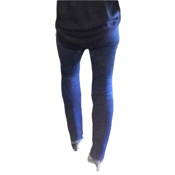 J Brand Dark Blue Indigo Wash Low Rise Straight Leg Boot Cut Denim Jeans - 26 - Picture 11 of 16